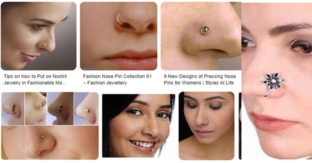 Fancy Nose Pin : देखें आपके लिये पिन की फैंसी डिज़ाइन