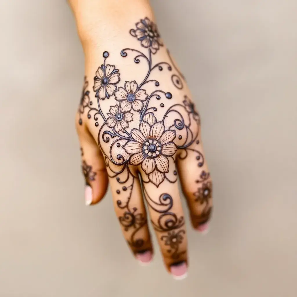 back mehndi design