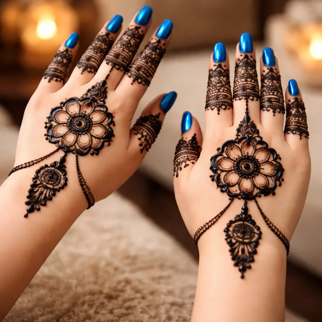 mehndi simple design