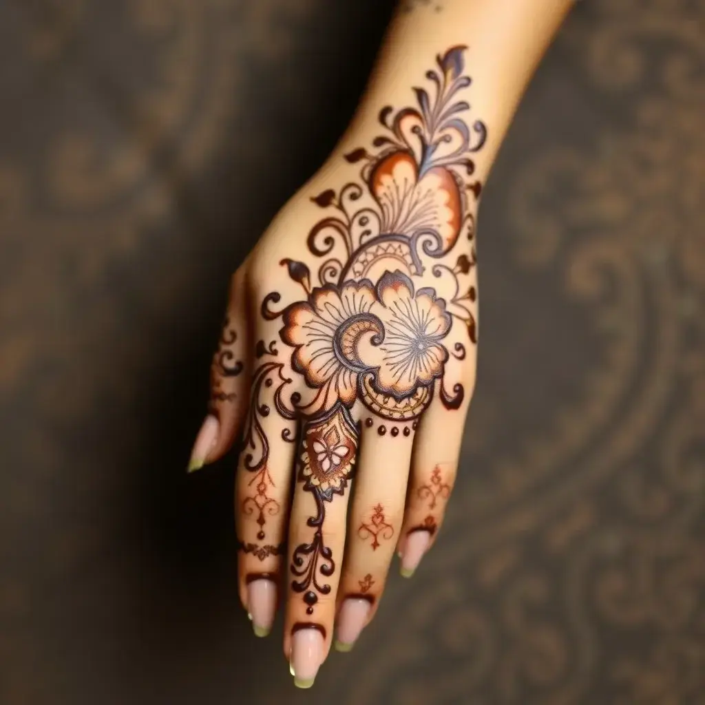 mehndi design simple