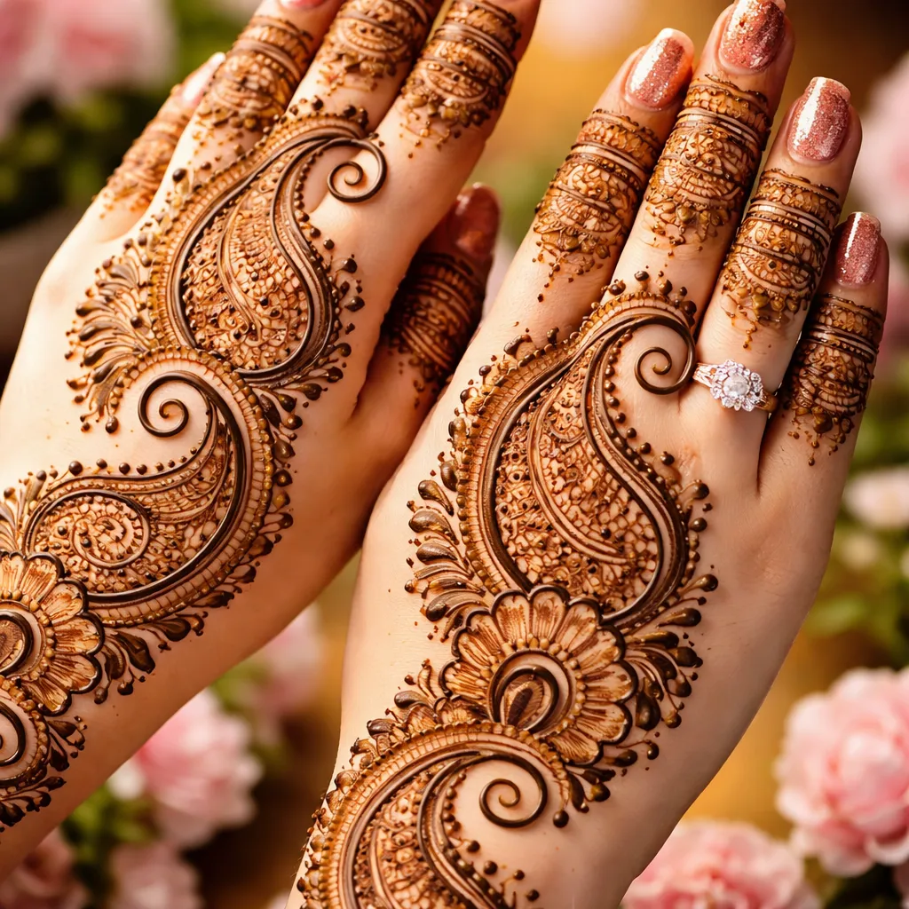 simple design mehndi