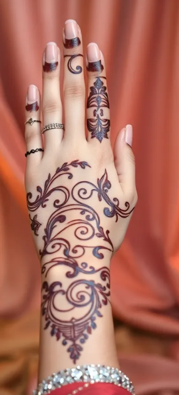 mehndi design simple