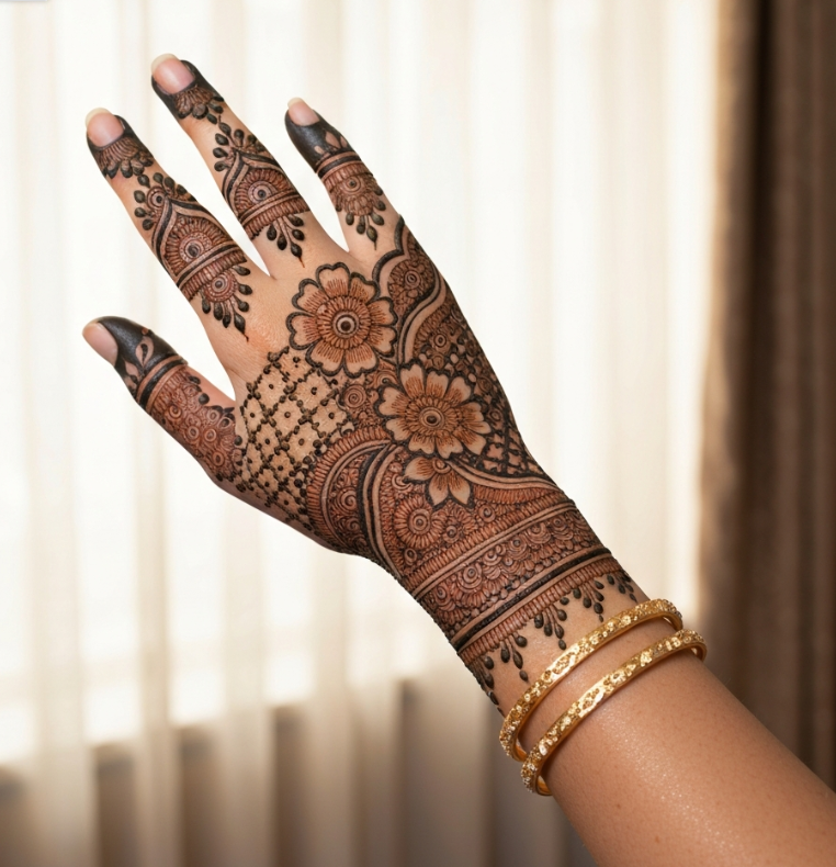 mehndi simple design