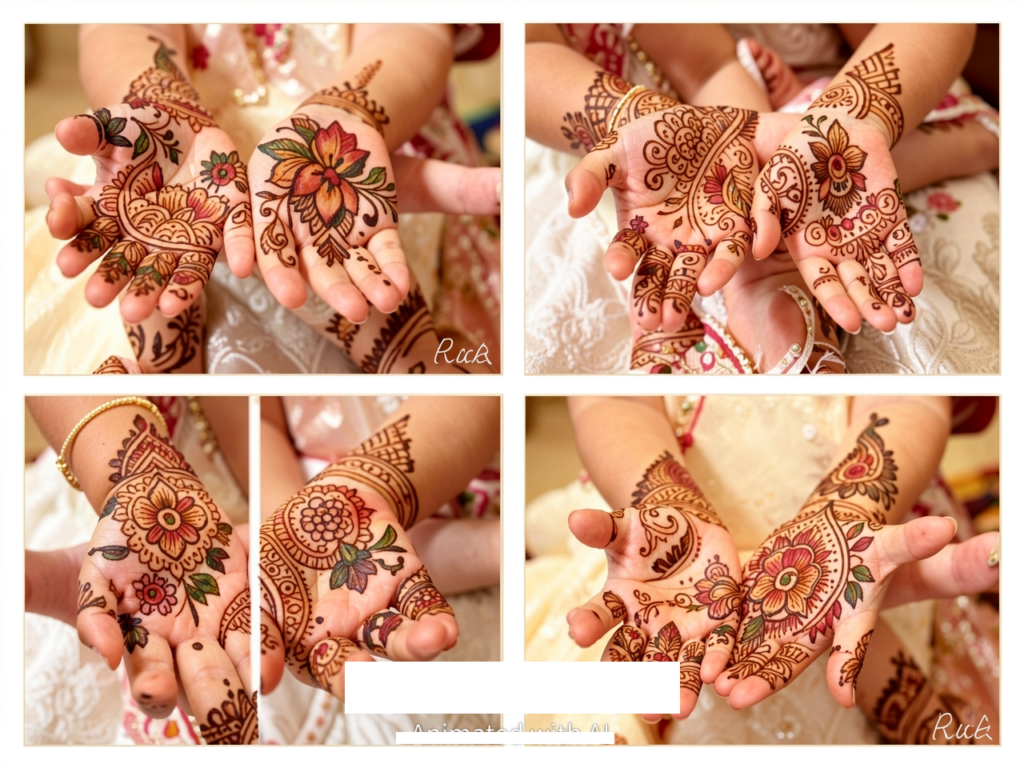 best mehndi design for kids