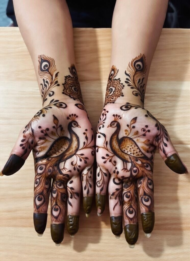 simple mehndi tattoo