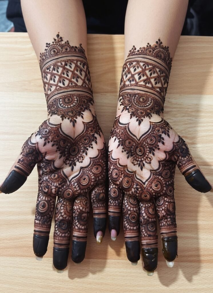 easy mehndi patterns