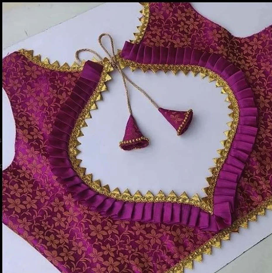 trendy simple blouse designs
