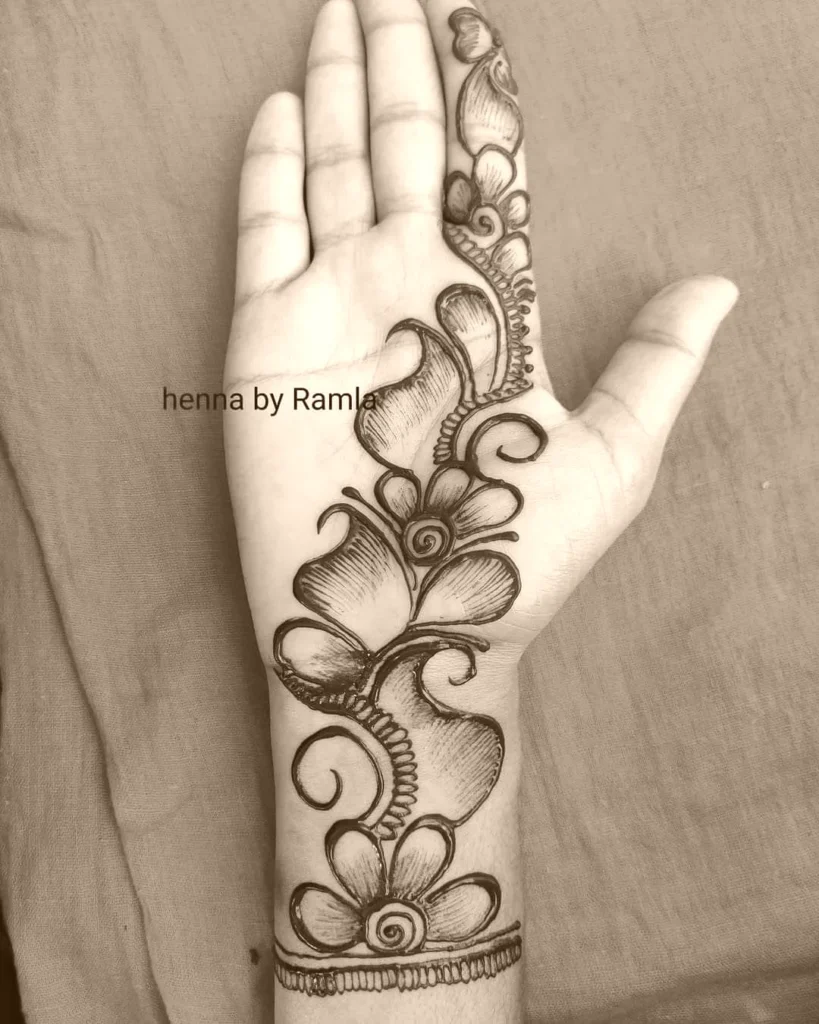 mehndi design front hand