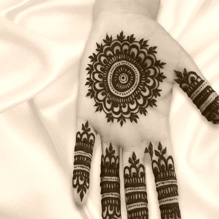 back hand simple mehndi designs