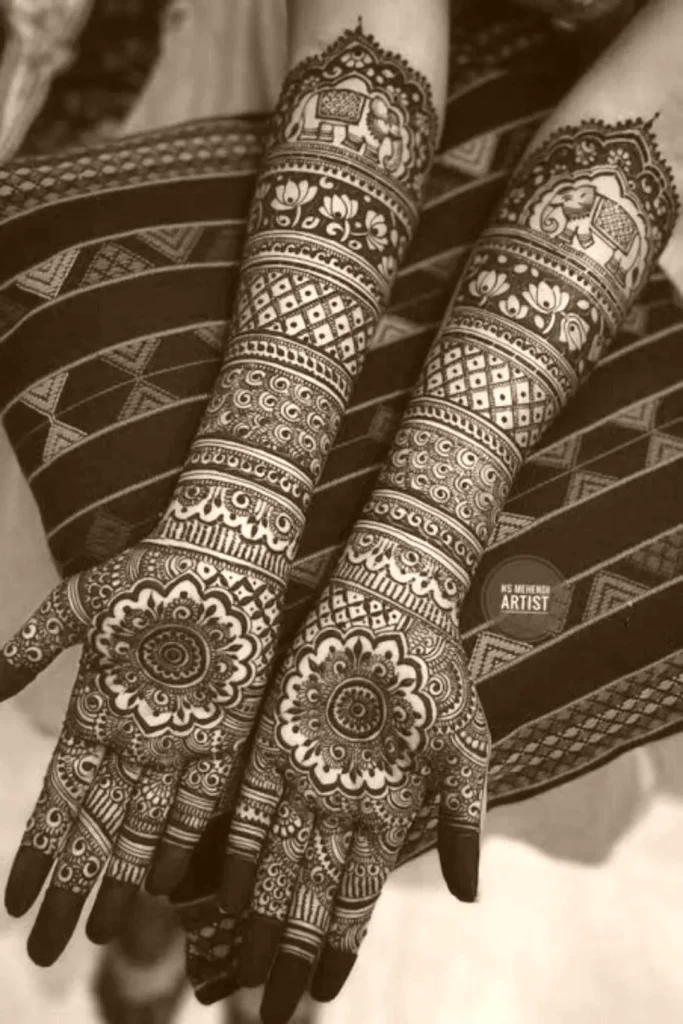 mehndi design simple
