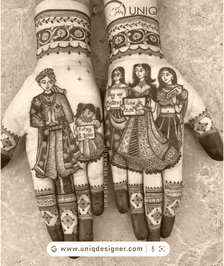 mehndi design simple