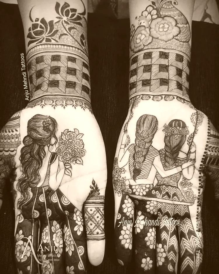 mehndi design simple