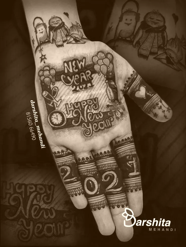 mehndi design simple