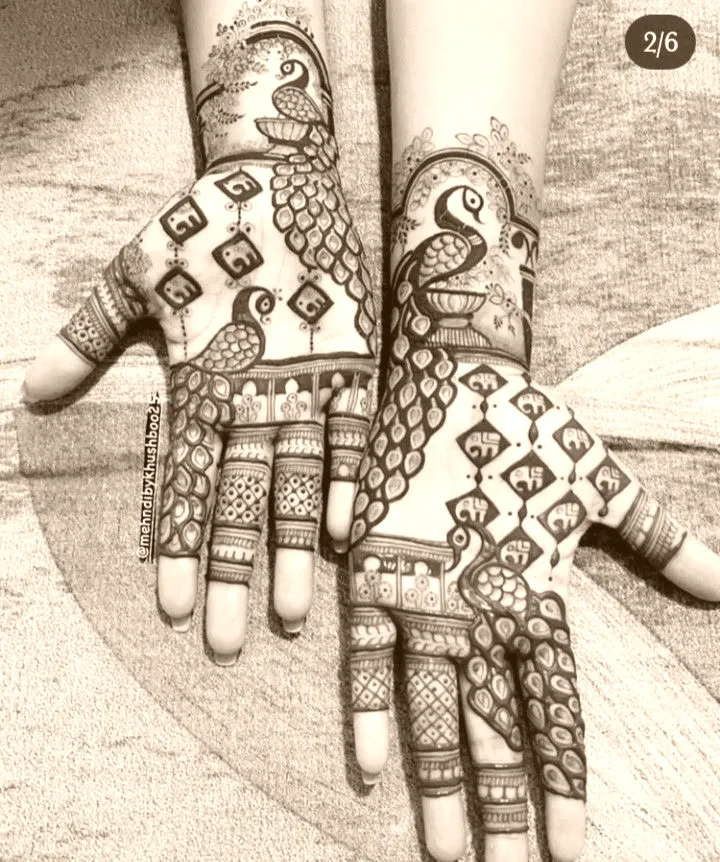 mehndi design simple