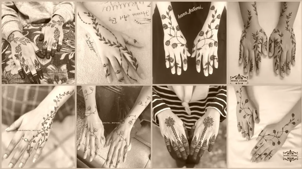 mehndi design simple