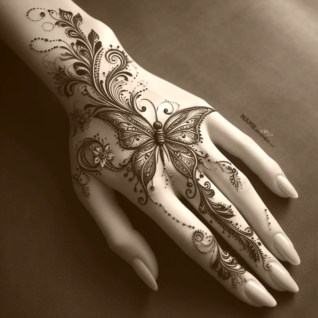 easy arabic mehndi design