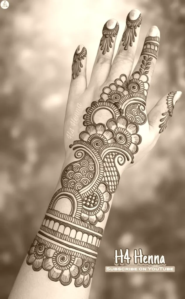 mehndi easy design​