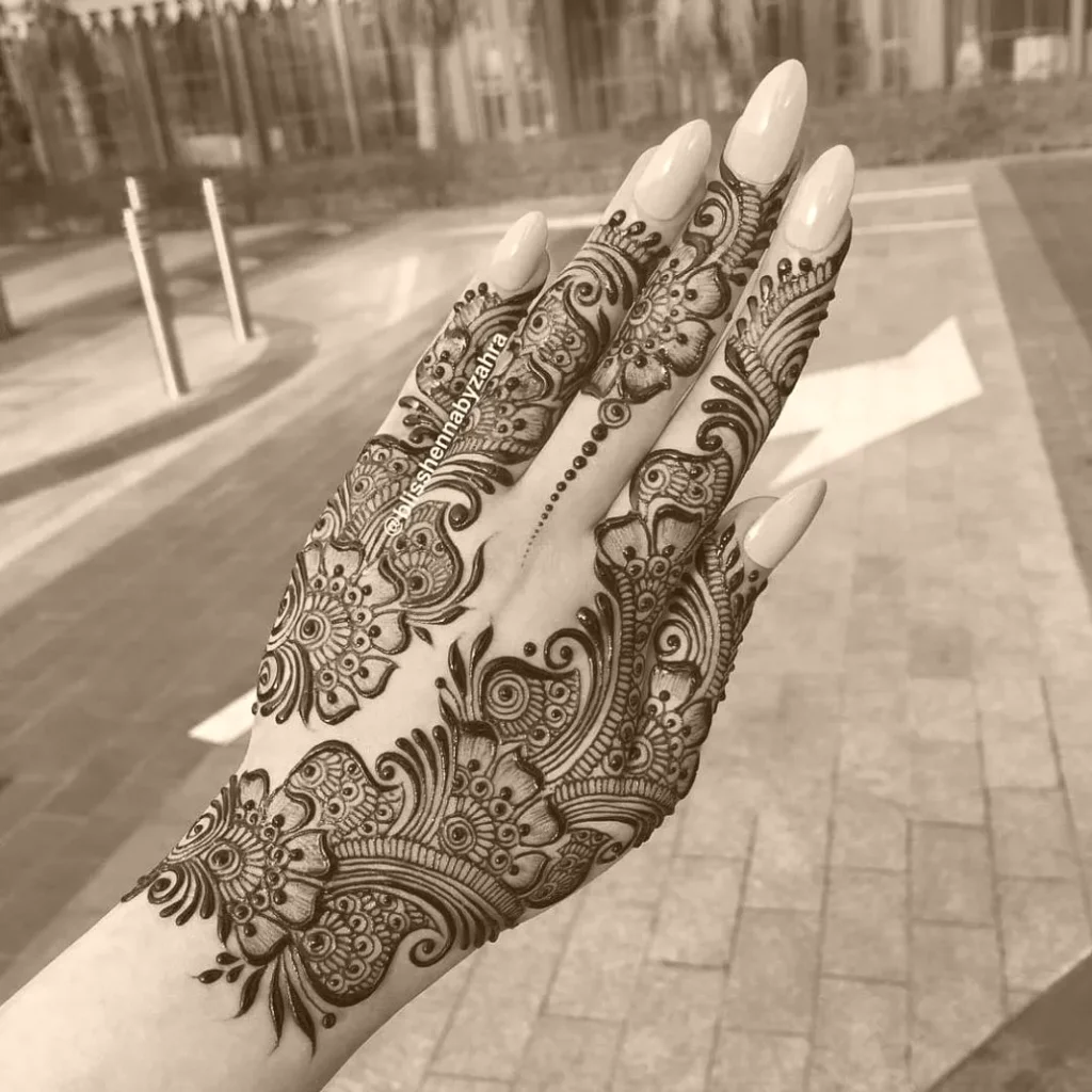 mehndi easy design​