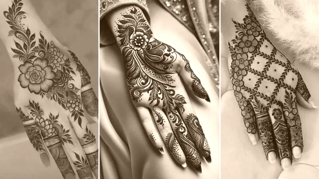 mehndi easy design​