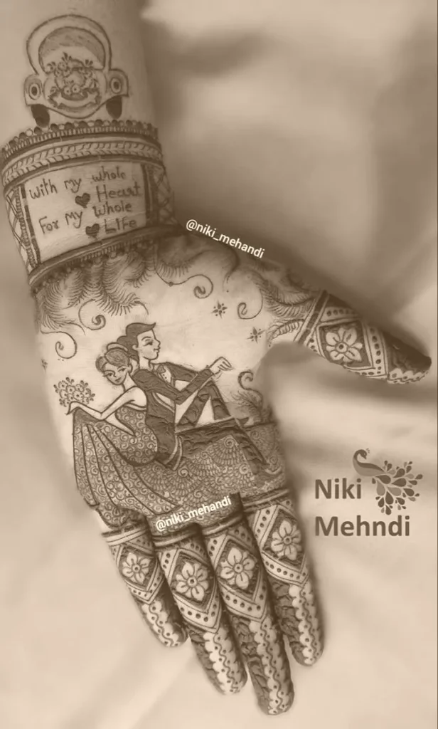 mehndi design front hand
