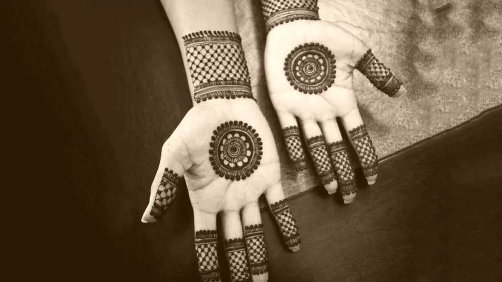 easy arabic mehndi design
