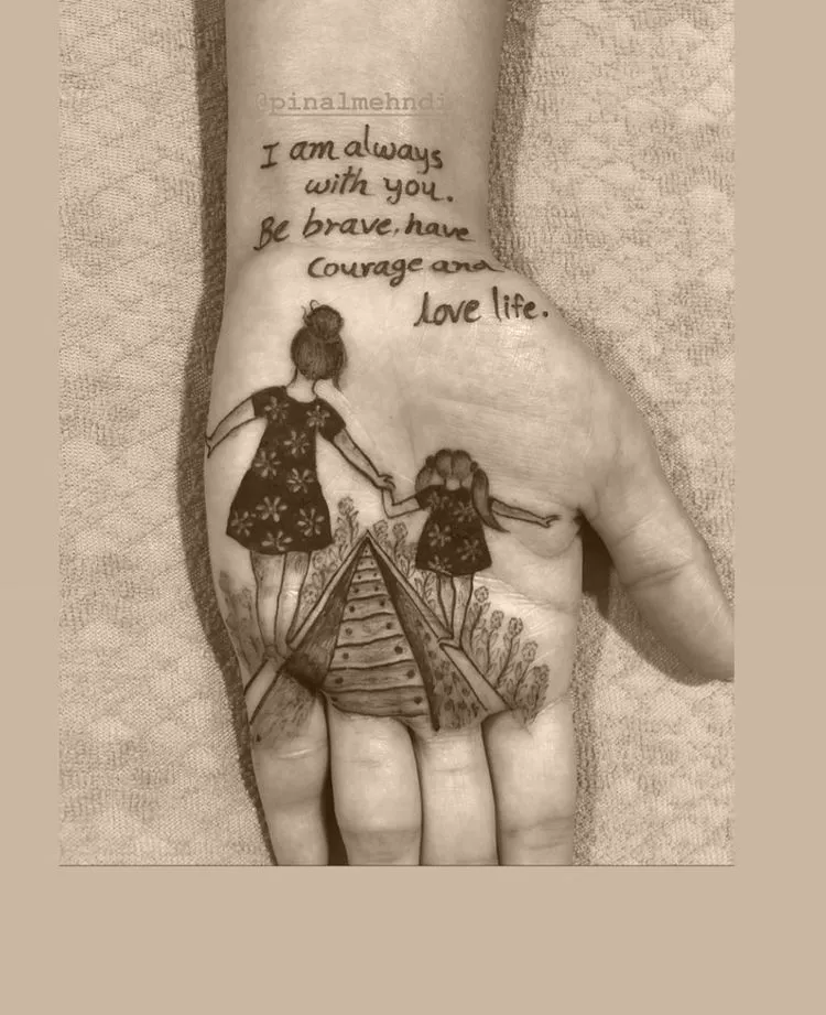mehndi design simple