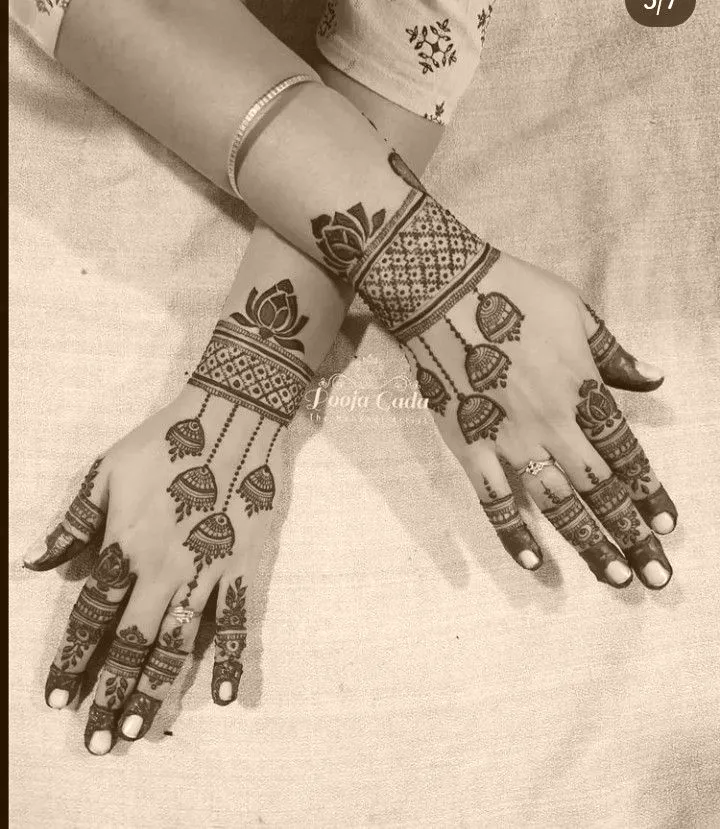easy arabic mehndi design