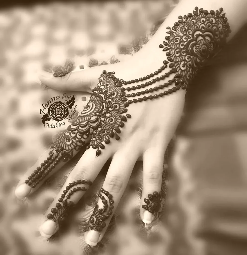 mehndi easy design​ 