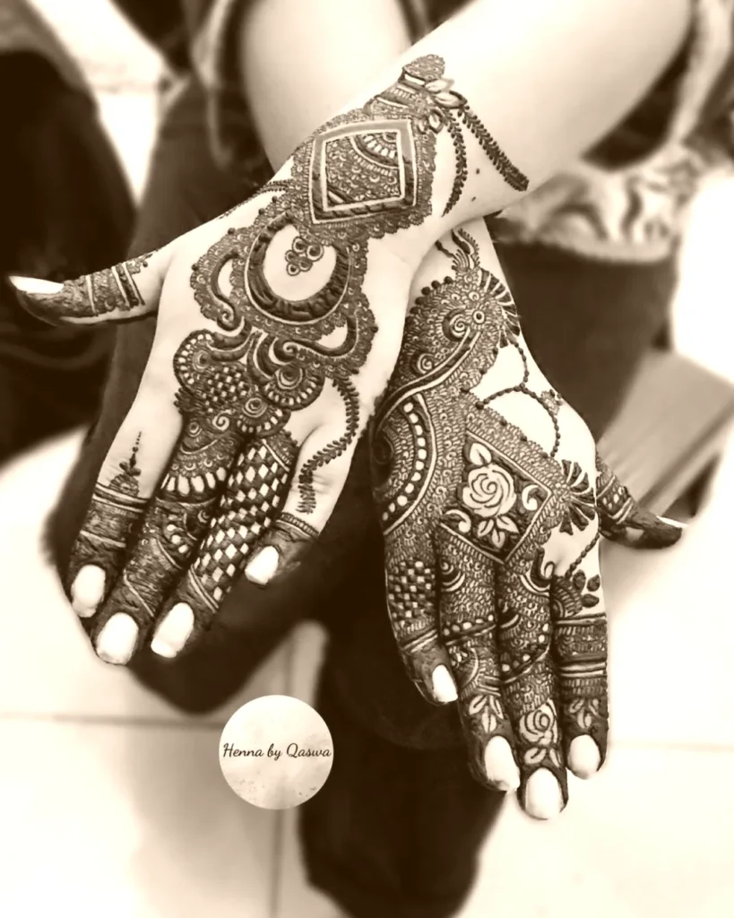 mehndi easy design​ 