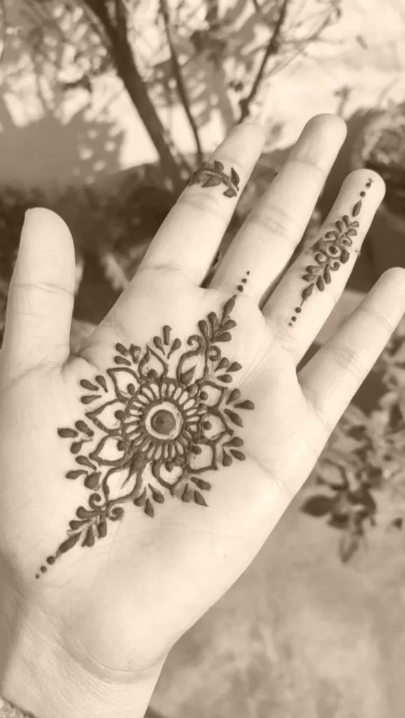 back hand simple mehndi designs