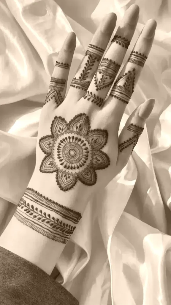 back hand simple mehndi designs