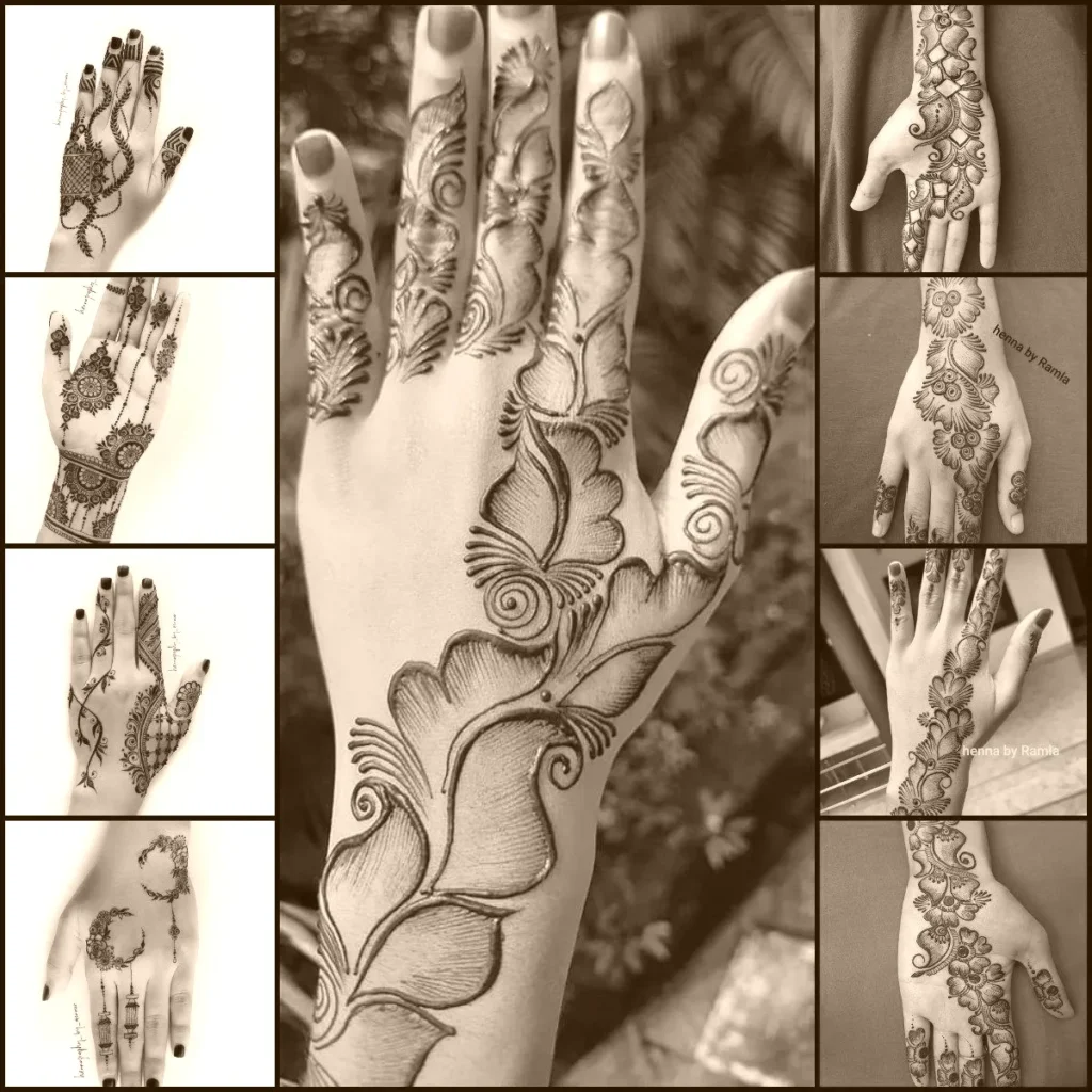 beginner cute simple mehndi designs for front hands