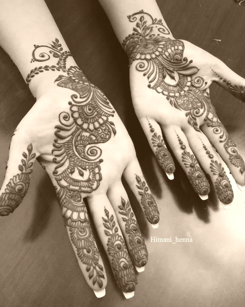 mehndi design simple