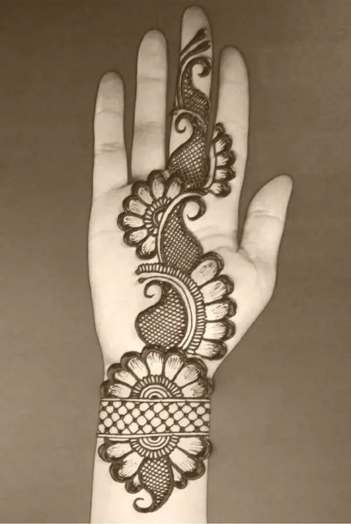 mehndi design simple