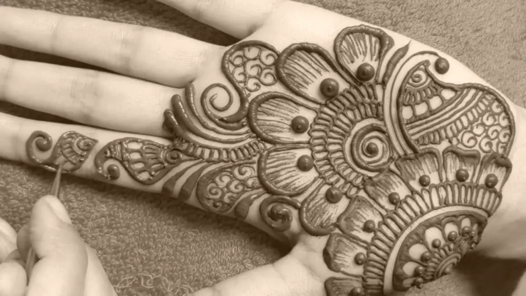 mehndi design simple