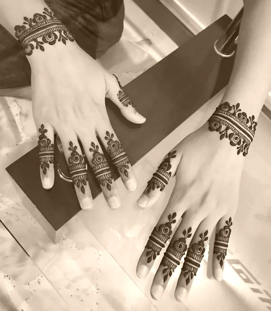 mehndi design simple