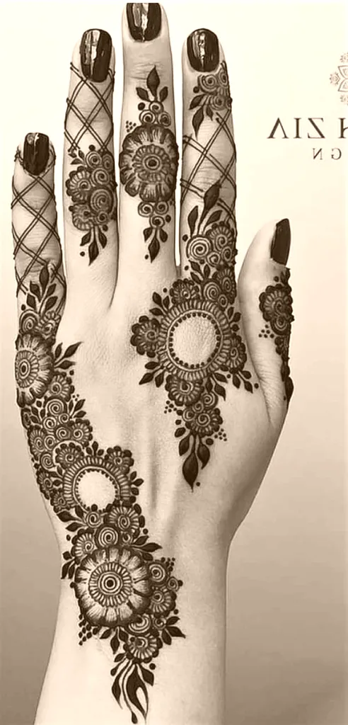 mehndi design simple