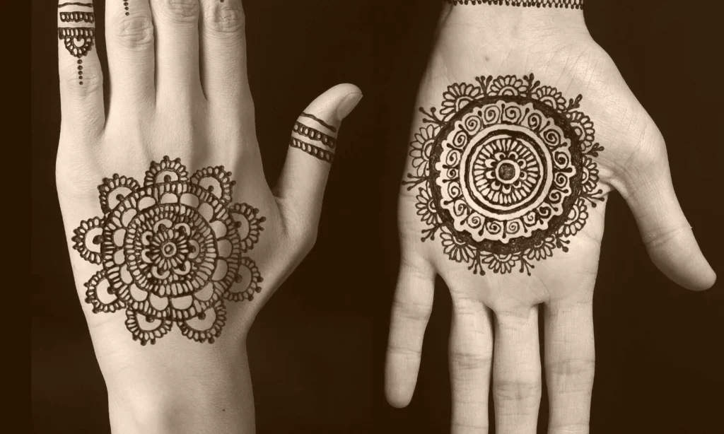 easy arabic mehndi design