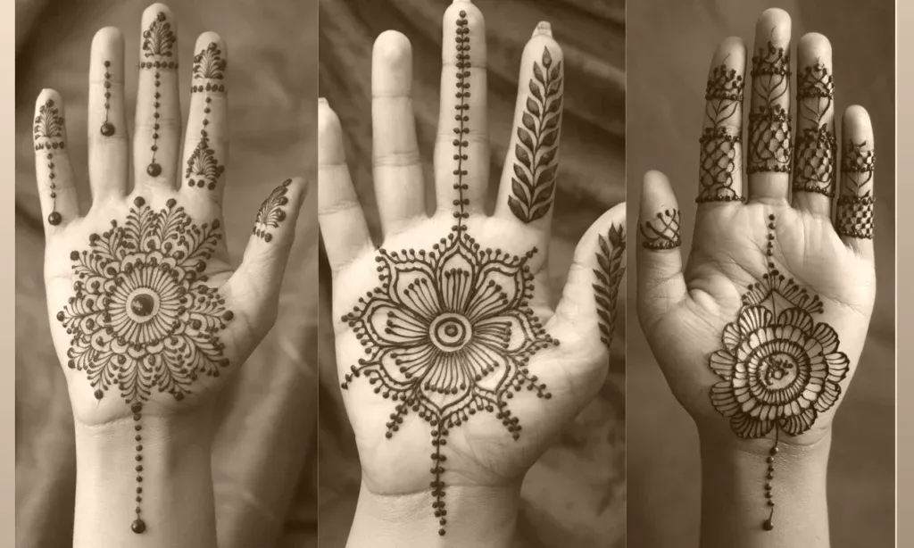 easy arabic mehndi design