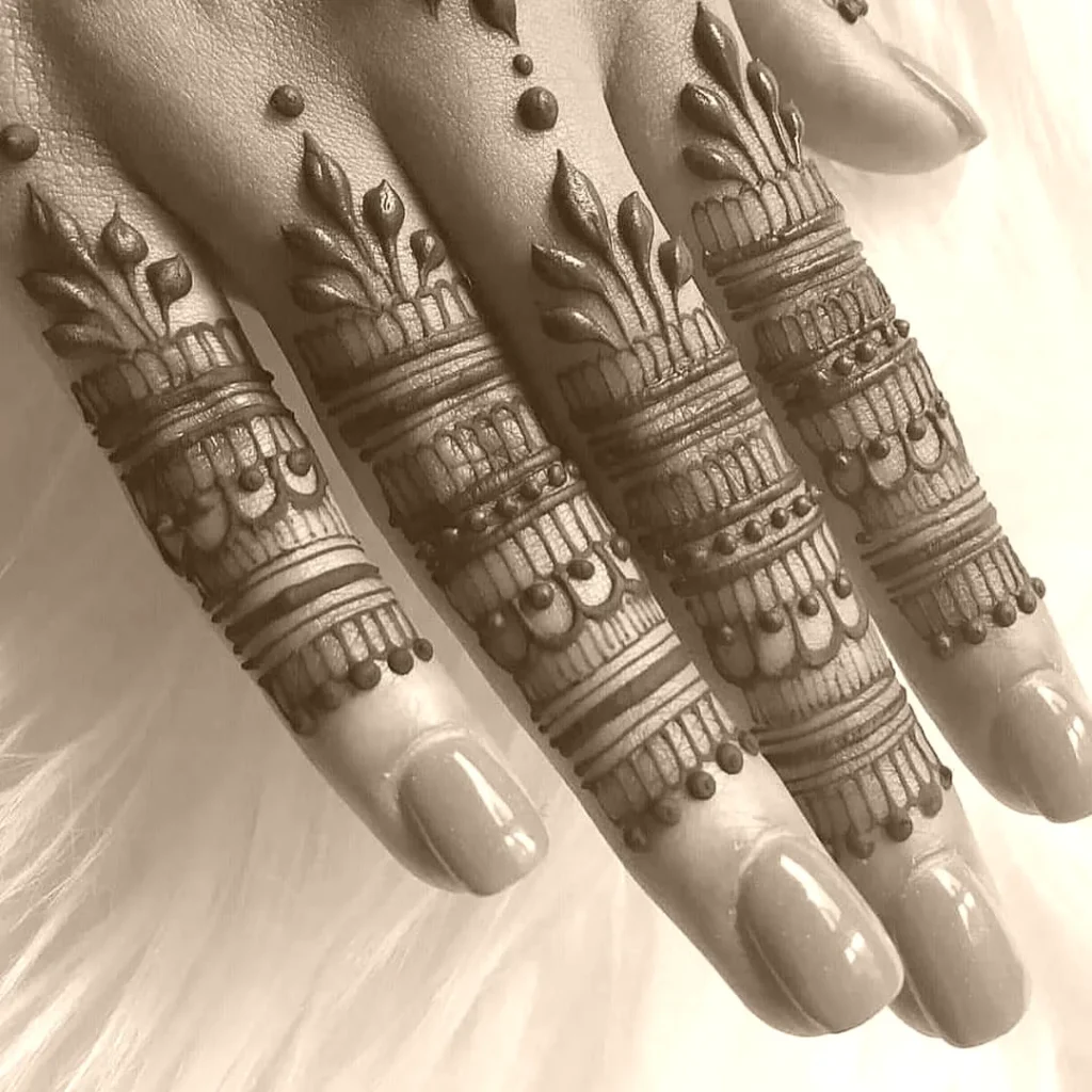 mehndi easy design​