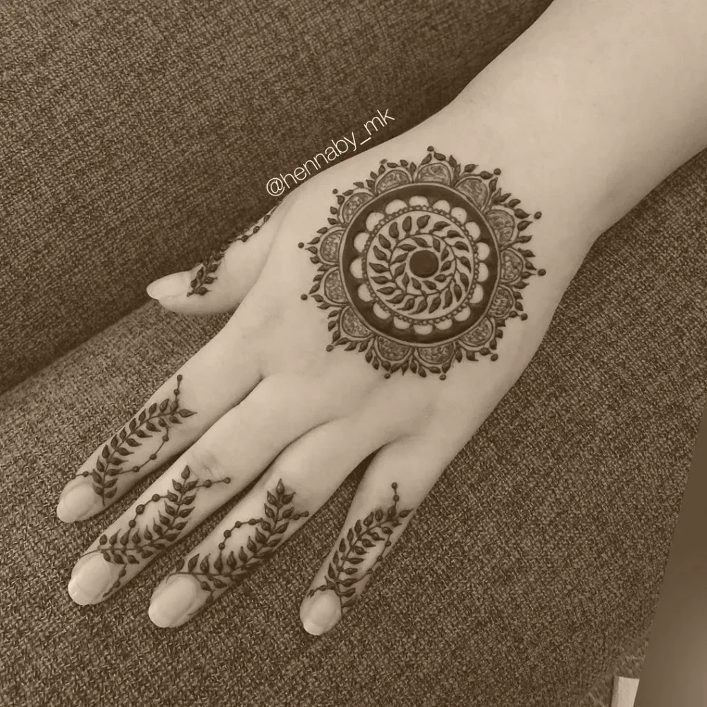 mehndi easy design​