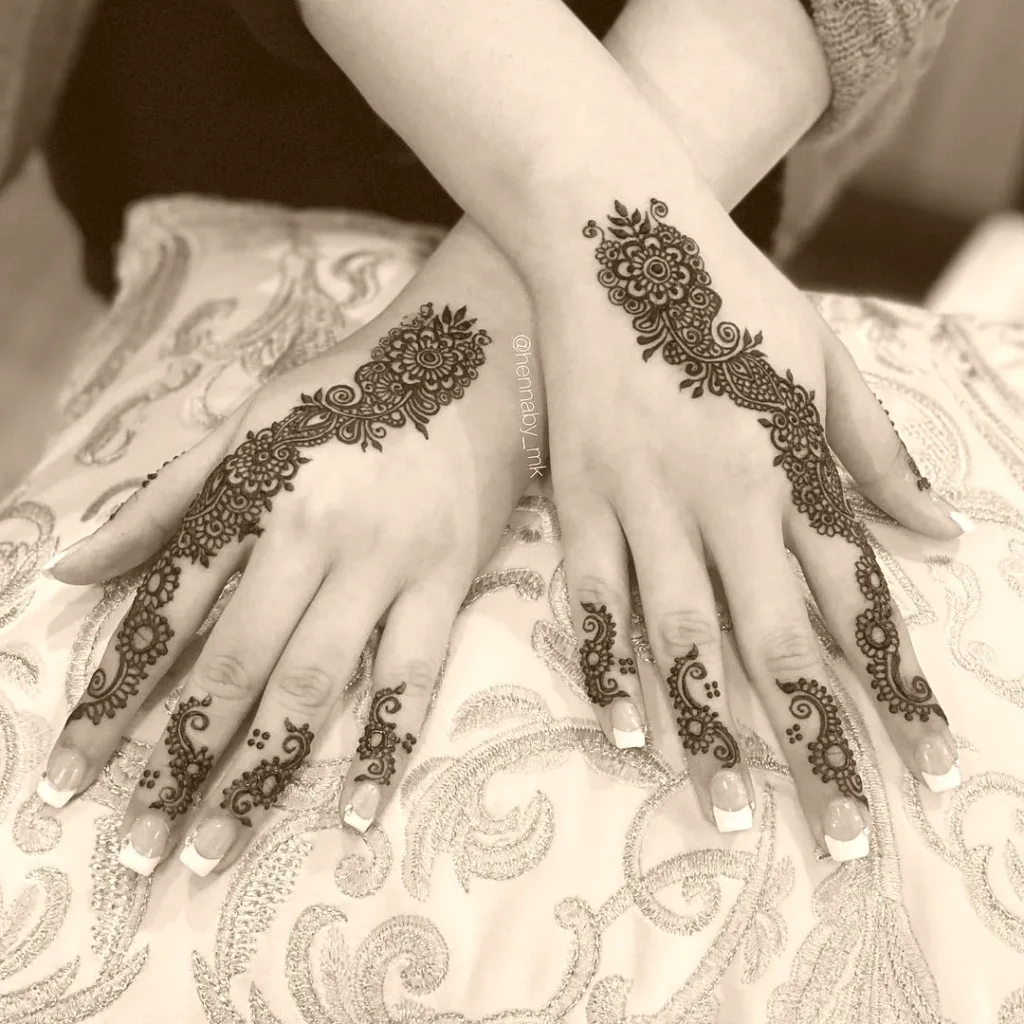 mehndi easy design​