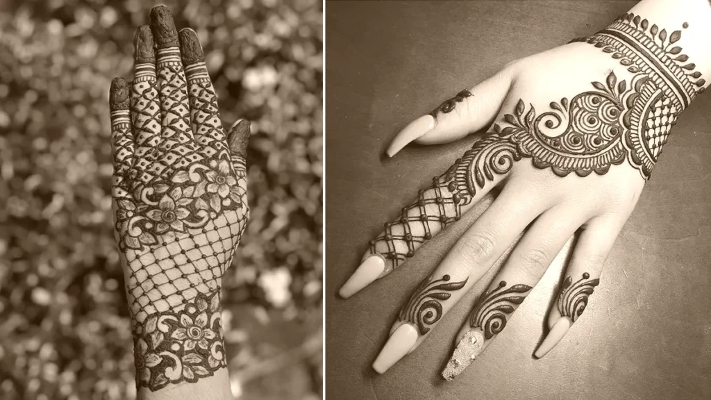 mehndi easy design​ 