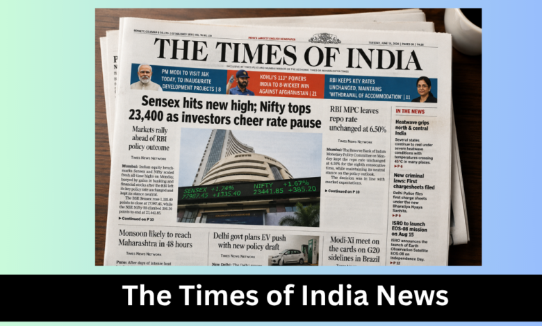 the times of india news